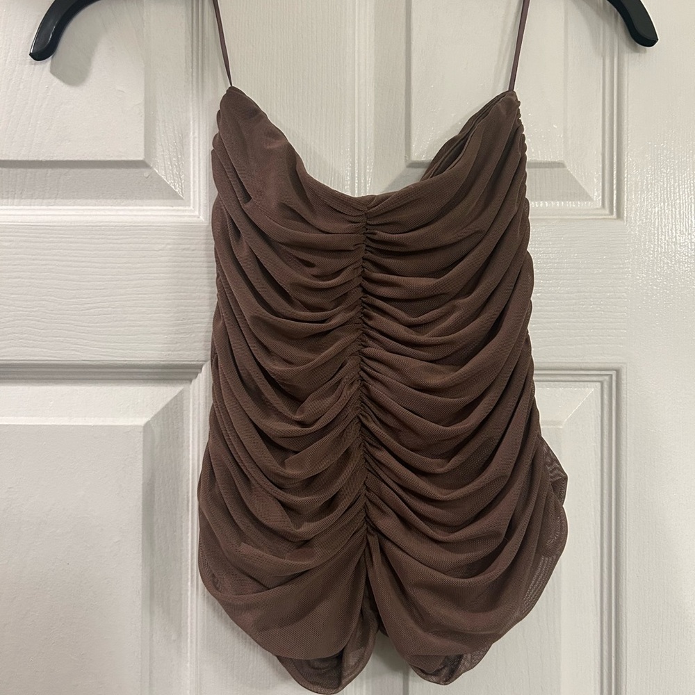 Honeybum Ruched Shorts - Picture 4 of 5